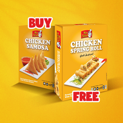 20pc Chicken Samosa with 10pc Chicken Spring Roll 830g